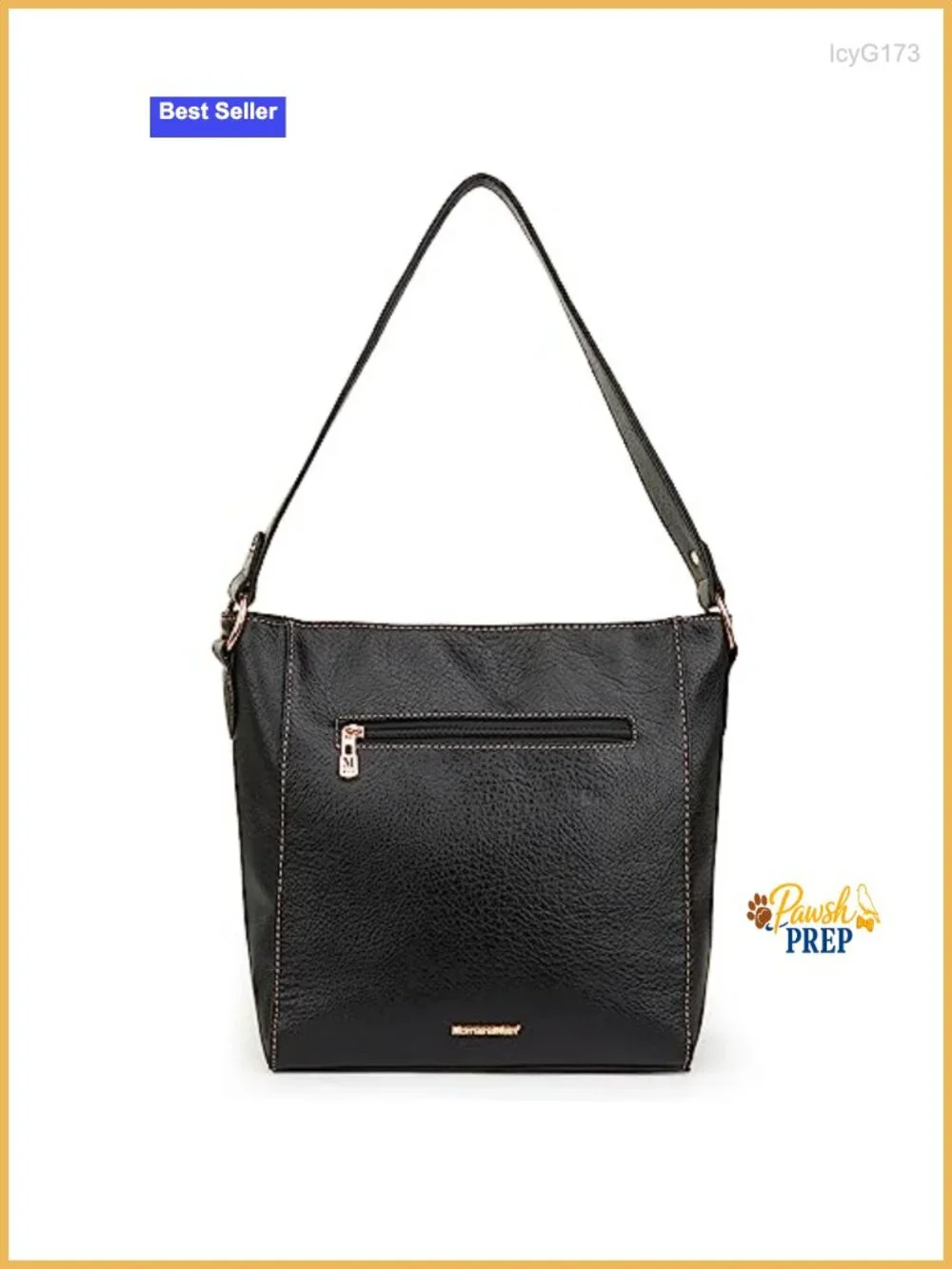 Trendy Soft Faux Leather Hobo Shoulder Bag with Zipper
